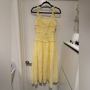 NEW Petal & Pup Yellow Ruffle Dress